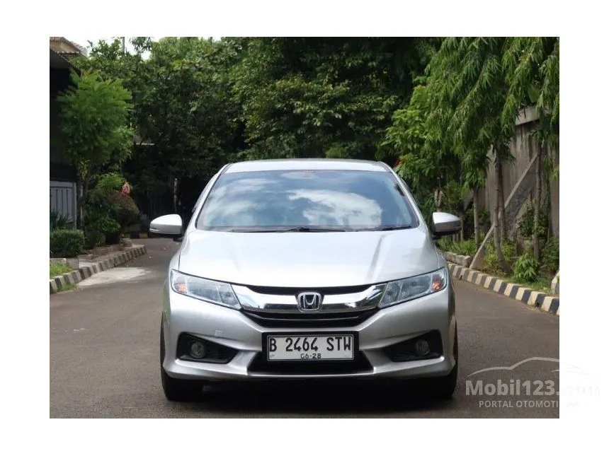 Jual Mobil Honda City 2014 E 1.5 di Banten Automatic Sedan Abu