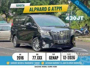 2016 Toyota Alphard 2.5 G MPV