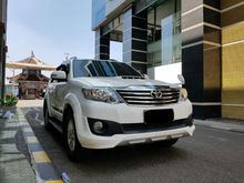 Toyota Grand Fortuner 2.5 VNT TRD Sportivo Diesel AT White on Black 2013 Pjk Pjg 1th