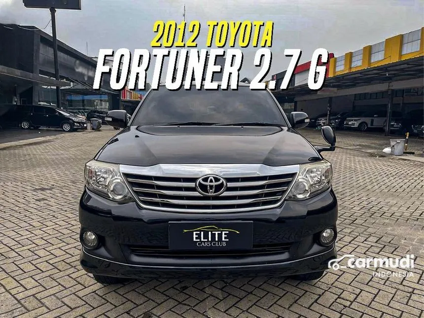 2012 Toyota Fortuner G Luxury SUV