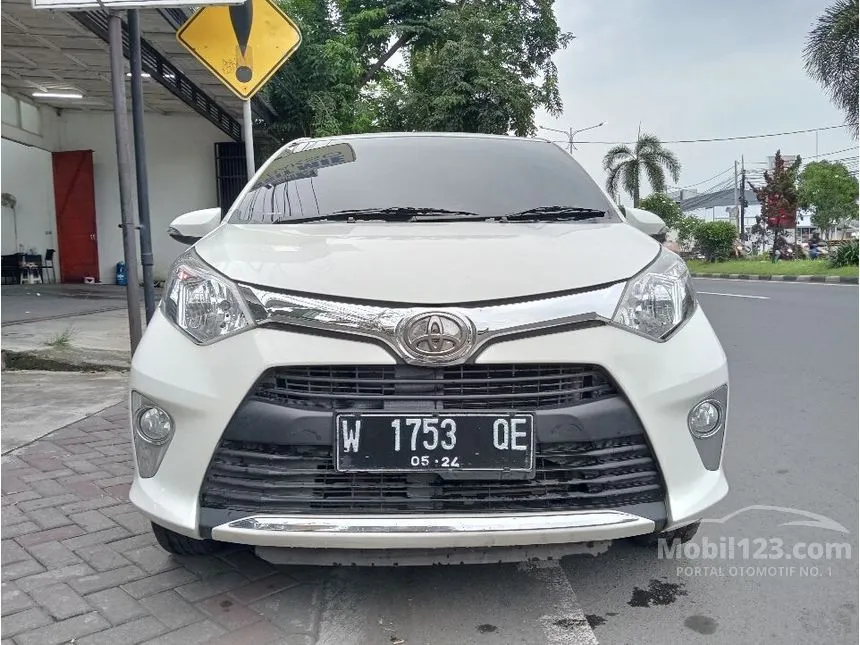 Jual Mobil Toyota Calya 2019 G 1.2 di Jawa Timur Manual MPV Putih Rp 125.000.000