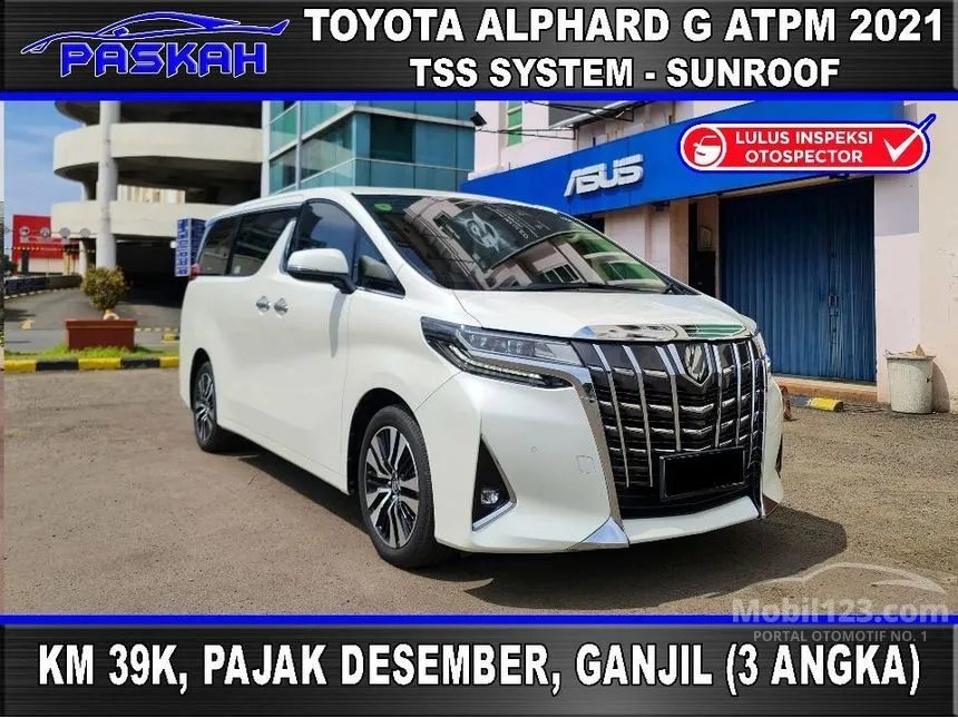 Jual Mobil Toyota Alphard 2021 G 2.5 di DKI Jakarta Automatic Van Wagon Putih Rp 985.000.000