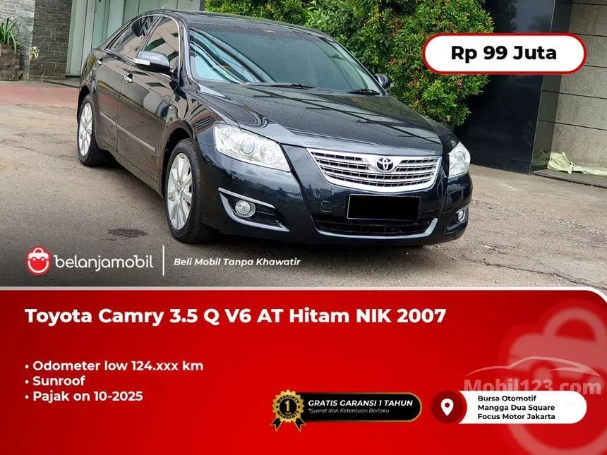 Jual Mobil Toyota Camry 2007 Q 3.5 di DKI Jakarta Automatic Sedan Hitam Rp 99.000.000