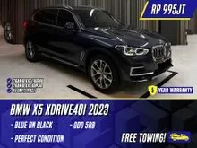 2022 BMW X5 3.0 xDrive40i xLine SUV Blue on Black Biru xDrive X 5