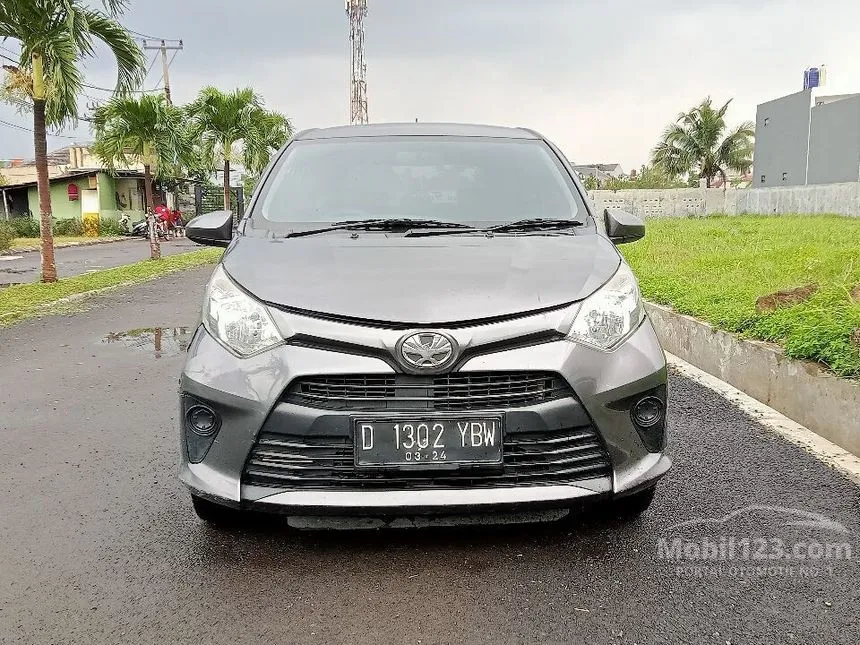 Jual Mobil Toyota Calya 2018 E 1.2 di Jawa Barat Manual MPV Abu