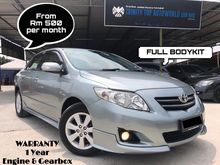 2011 Toyota Corolla Altis 1.6 E FACELIFT - BODYKIT - FULL SERVICE - WARRANTY - NICE PLATE - DONE COATING - ALL ORIGINAL - MEGA SALE PROMOTION