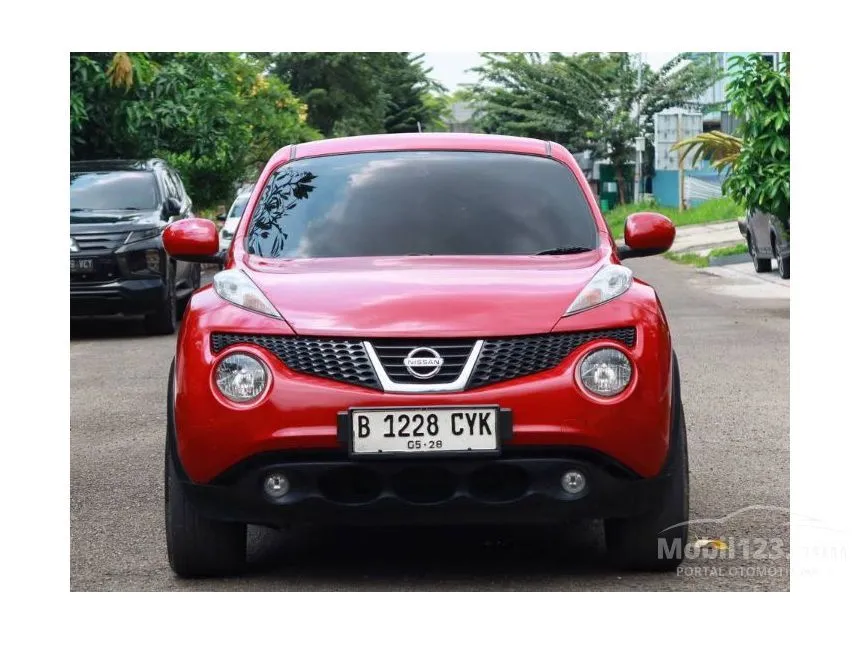 Jual Mobil Nissan Juke 2013 RX 1.5 di Banten Automatic SUV Merah Rp 125.000.000