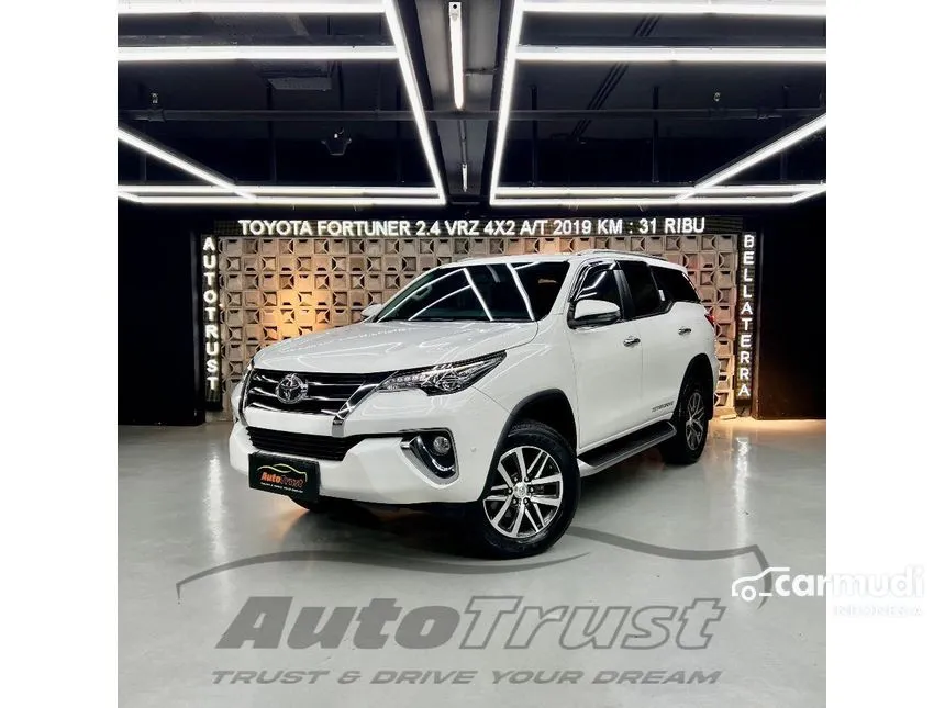 Jual Mobil Toyota Fortuner 2019 VRZ 2.4 di DKI Jakarta Automatic SUV Putih Rp 388.000.000