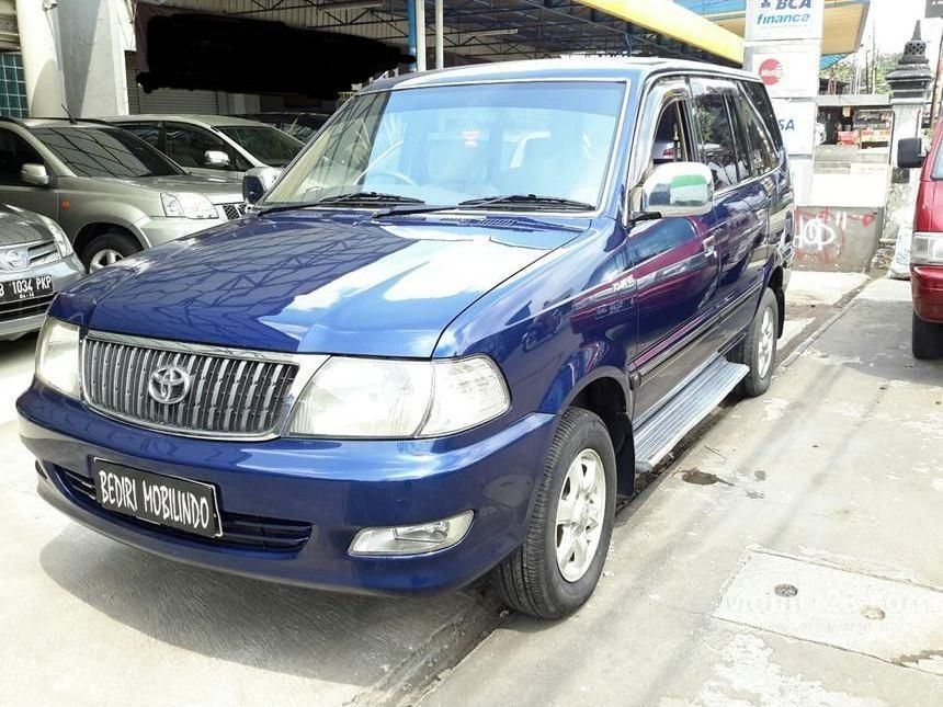 Jual Mobil Toyota Kijang 2003 LGX 2.0 di DKI Jakarta Manual MPV Biru Rp