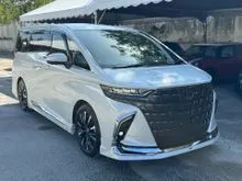 Toyota Alphard 2.5 Executive Lounge FACELIFT HEV * 2024 * ORI JAPAN MODELLISTA * GRADE 6/A * BLACK INTERIOR * FULL SPEC *