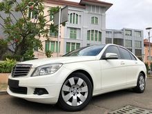 2010 Mercedes-Benz C200 1.8 CGI Sedan Reg.2011 White On Black Km50rb TDP.75JT