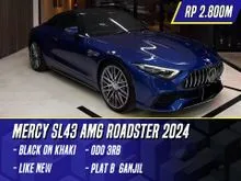 2023 Mercedes-Benz AMG SL43 2.0 Convertible Roadster Blue on Khaki Biru Mercy SL 43 Cabriolet