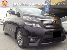 Toyota Vellfire 2.4 $$ EARLY BIRD MERDEKA OFFER $$ Z PLATINIUM **HOME THEATER ** 12 SPEAKER SURROUND SOUND SYSTEM ** IDEAL FAMILY CAR **