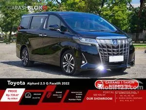 2022 Toyota Alphard 2.5 G MPV ATPM Black on Beige
