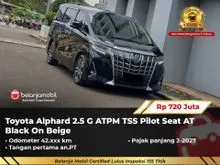 2022 Toyota Alphard 2.5 G MPV ATPM TSS Pilot Seat 2022 [ GARANSI 5TH ]