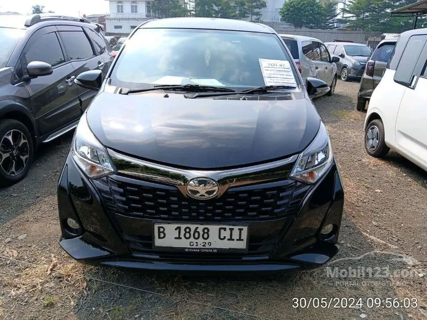 Jual Mobil Toyota Calya 2023 G 1.2 di Banten Automatic MPV Hitam Rp 149.000.000