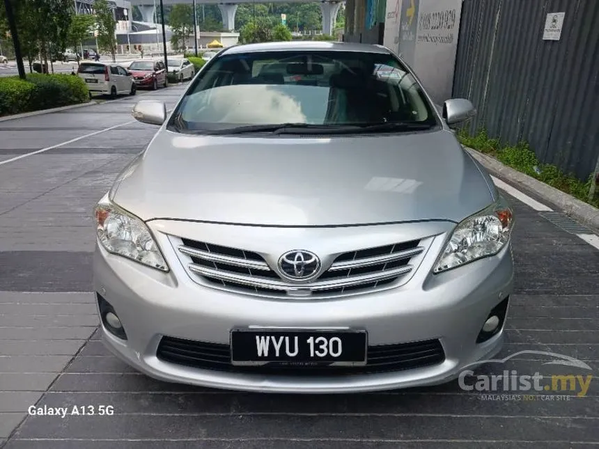 2013 Toyota Corolla Altis G Sedan