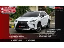 2019 Lexus RX 300 2.0 F Sport SUV KM 23.000 ANTIK Lexus RX300 F-Sport NIK 2019 White On Red