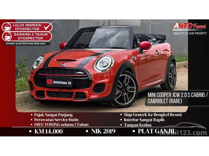2019 MINI Cabrio John Cooper Works Convertible
