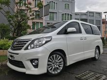 2013 Toyota Alphard 2.4 G G MPV SC Premium Sound Heater Km30rb Antik TDP.175JT