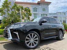 2010 Lexus LX570 5.7 Base Spec SUV Rubah Facelift New Model 2019 Black On Beige Mewah Km60rb Record TDP.375JT