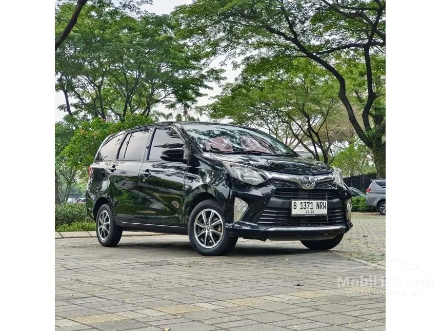 Jual Mobil Toyota Calya 2018 G 1.2 di Banten Automatic MPV Hitam Rp 116.000.000