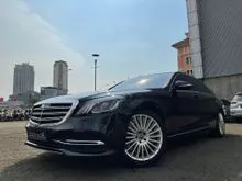 2018 Mercedes-Benz S450 L 3.0 V222 Sedan Exclusive TOTAL DP 550JT Black On Black Km 8Rb Super Low Service Record ATPM Kondisi Mulus TOTAL DP RINGAN