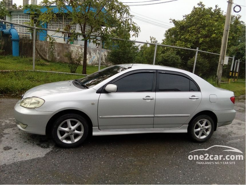 Toyota Corolla Altis 2002 E 1.8 in กรุงเทพและปริมณฑล Automatic Sedan สีเทา for 134,000 Baht