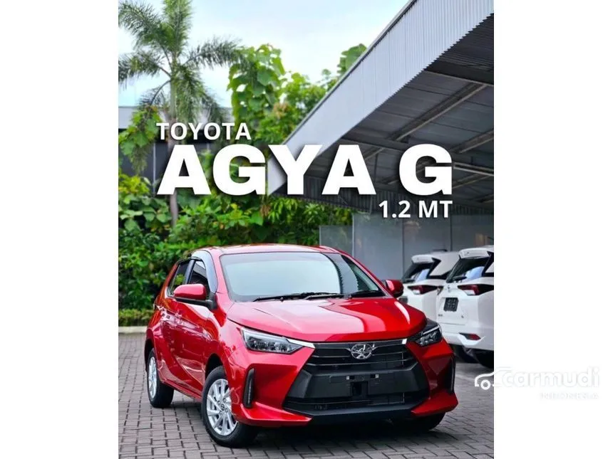 Jual Mobil Toyota Agya 2024 G 1.2 di Banten Manual Hatchback Merah Rp 161.400.000