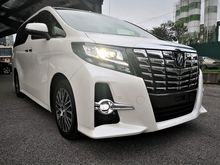 2015 Toyota Alphard 2.5 SC ALPINE USA PLAYER & ROOF MONITOR