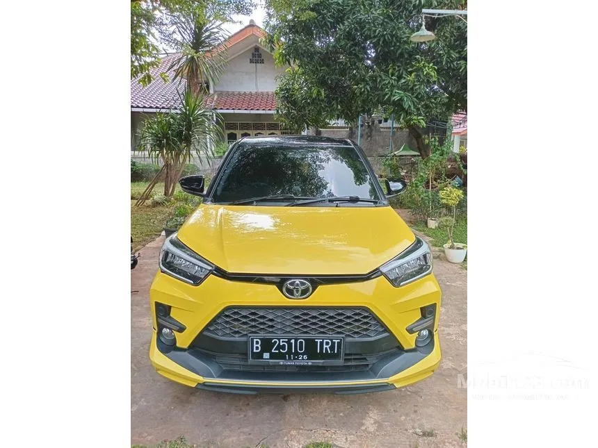Jual Mobil Toyota Raize 2021 GR Sport TSS 1.0 di Jawa Barat Automatic Wagon Kuning Rp 218.000.000