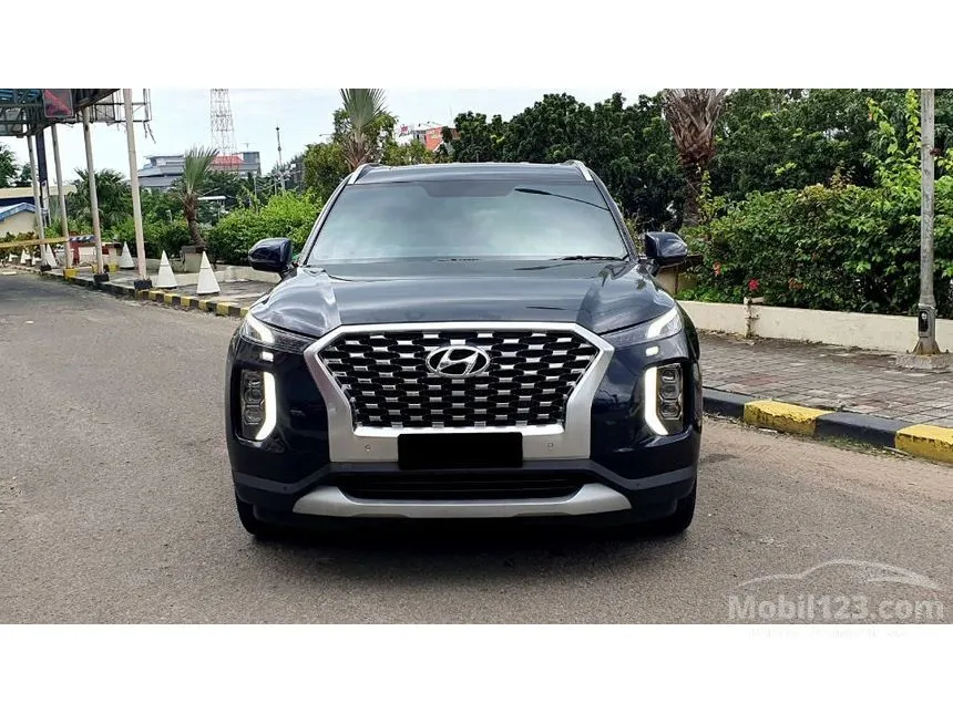 Jual Mobil Hyundai Palisade 2021 Signature AWD 2.2 di DKI Jakarta Automatic SUV Biru Rp 683.000.000