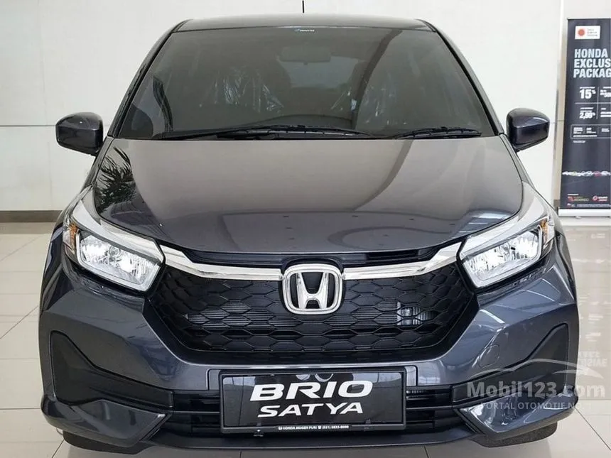 Jual Mobil Honda Brio 2024 E Satya 1.2 di Jawa Barat Automatic Hatchback Hitam Rp 185.000.000