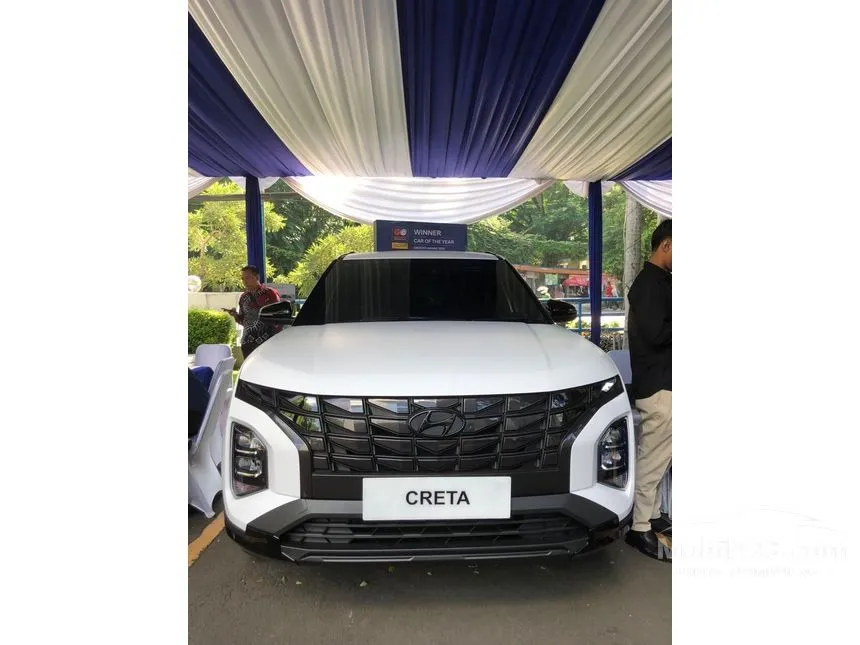 Jual Mobil Hyundai Creta 2024 Alpha 1.5 di Banten Automatic Wagon Putih Rp 386.800.000