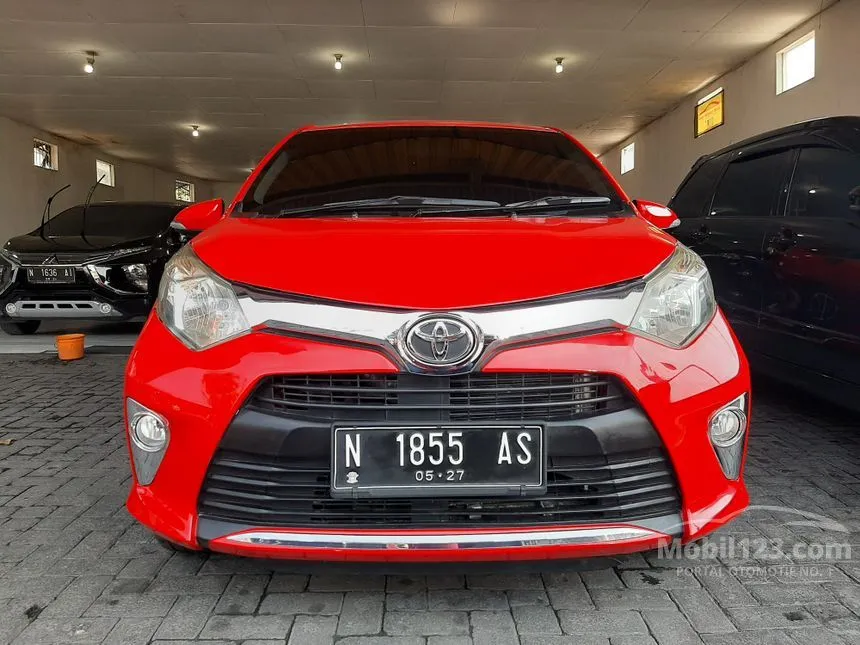 Jual Mobil Toyota Calya 2017 G 1.2 di Jawa Timur Automatic MPV Merah Rp 119.000.000