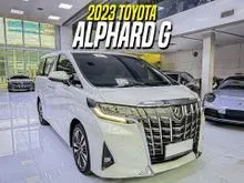 2023 Toyota Alphard 2.5 G MPV White on Beige Putih 2.5G