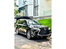 2017 Lexus LX 570 5.7 SUV F-Sport V8 Black on Beige Odo 58Rb (TERMURAH)