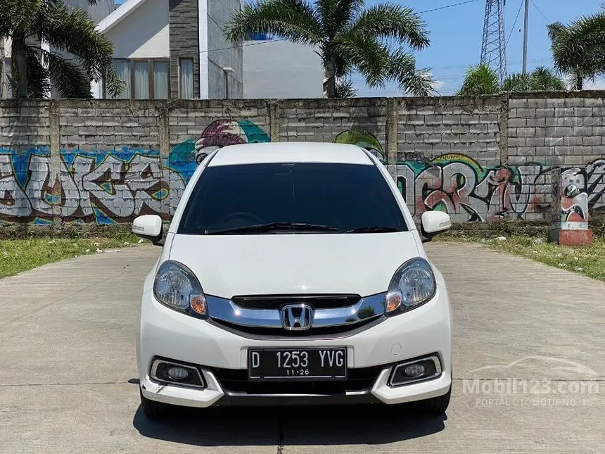 Jual Mobil Honda Mobilio 2014 E 1.5 di Jawa Barat Automatic MPV Putih Rp 124.000.000