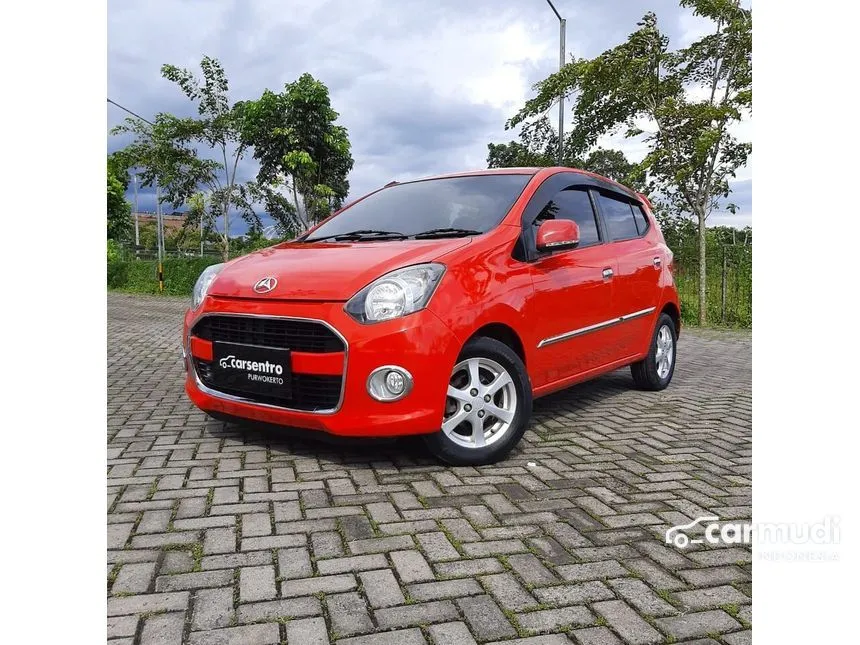 Jual Mobil Daihatsu Ayla 2015 X 1.0 di Jawa Tengah Automatic Hatchback Merah Rp 102.000.000