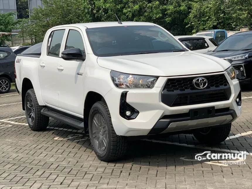 Jual Mobil Toyota Hilux 2024 G Double Cab 4X4 2.4 di DKI Jakarta Manual Pickup Hitam Rp 453.300.000