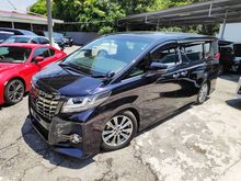 Recon Murahnya Unreg 2016 TOYOTA ALPHARD TYPE BLACK Pre Crash Purple