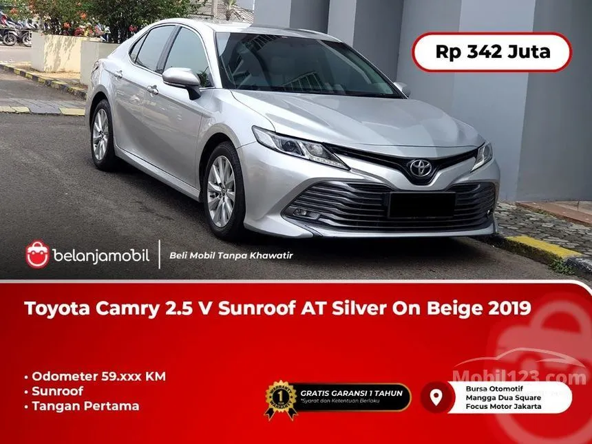 Jual Mobil Toyota Camry 2019 V 2.5 di DKI Jakarta Automatic Sedan Silver Rp 342.000.000