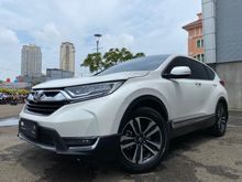 2017 Honda CR-V 1.5 Prestige Prestige VTEC SUV Turbo White On Black HARGA MIRING KONDISI MULUS LIKE NEW #CECILIAAUTO
