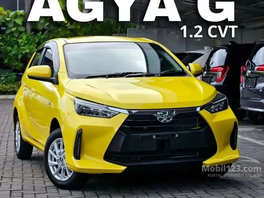 Jual Mobil Toyota Agya 2024 G 1.2 di DKI Jakarta Automatic Hatchback Kuning Rp 160.400.000
