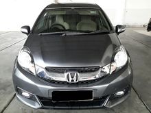 Honda Mobilio E 1.5 MT ( Manual ) Tahun 2014 Abu-Abu Metalik Km 10 Rb Antik