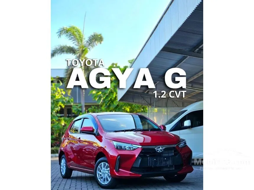 Jual Mobil Toyota Agya 2024 G 1.2 di Banten Automatic Hatchback Merah Rp 155.400.000