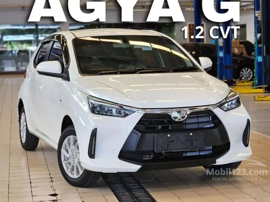 Jual Mobil Toyota Agya 2024 G 1.2 di Jawa Barat Automatic Hatchback Putih Rp 160.400.000