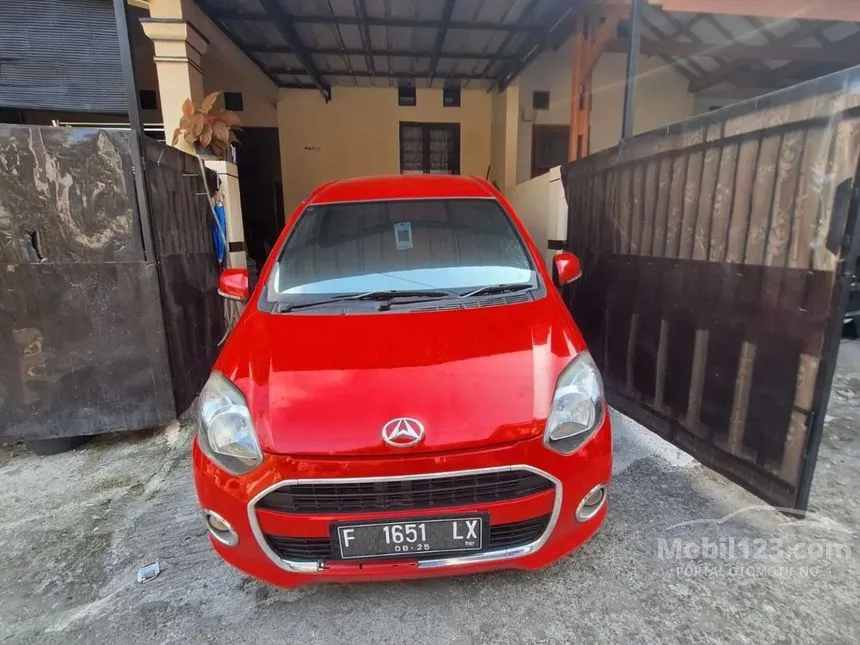 Jual Mobil Daihatsu Ayla 2015 X 1.0 di Jawa Barat Manual Hatchback Merah Rp 78.000.000