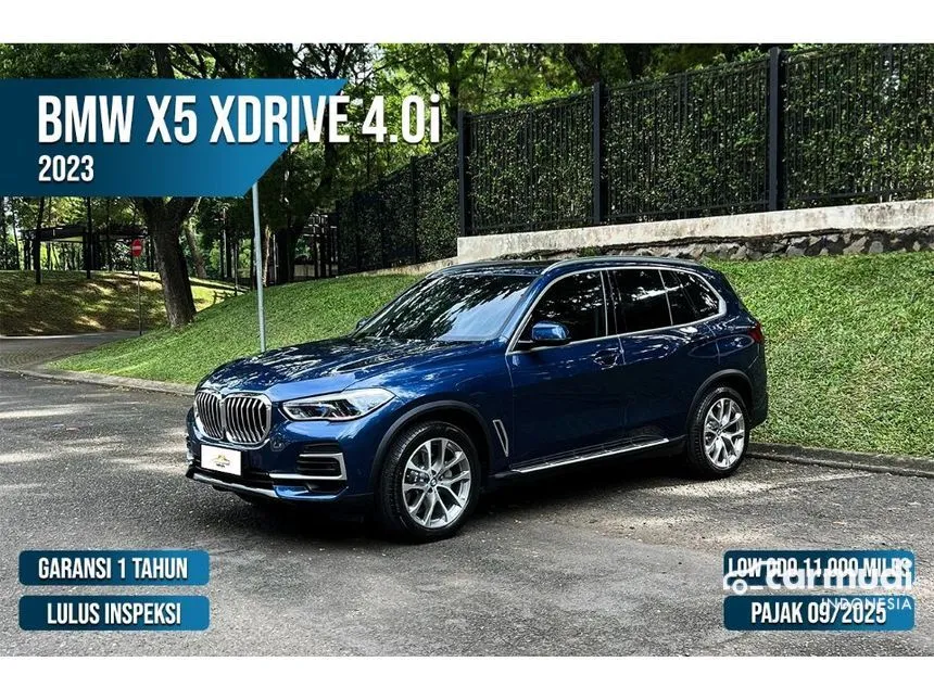 Jual Mobil BMW X5 2023 xDrive40i xLine 3.0 di Banten Automatic SUV Biru Rp 1.225.000.000