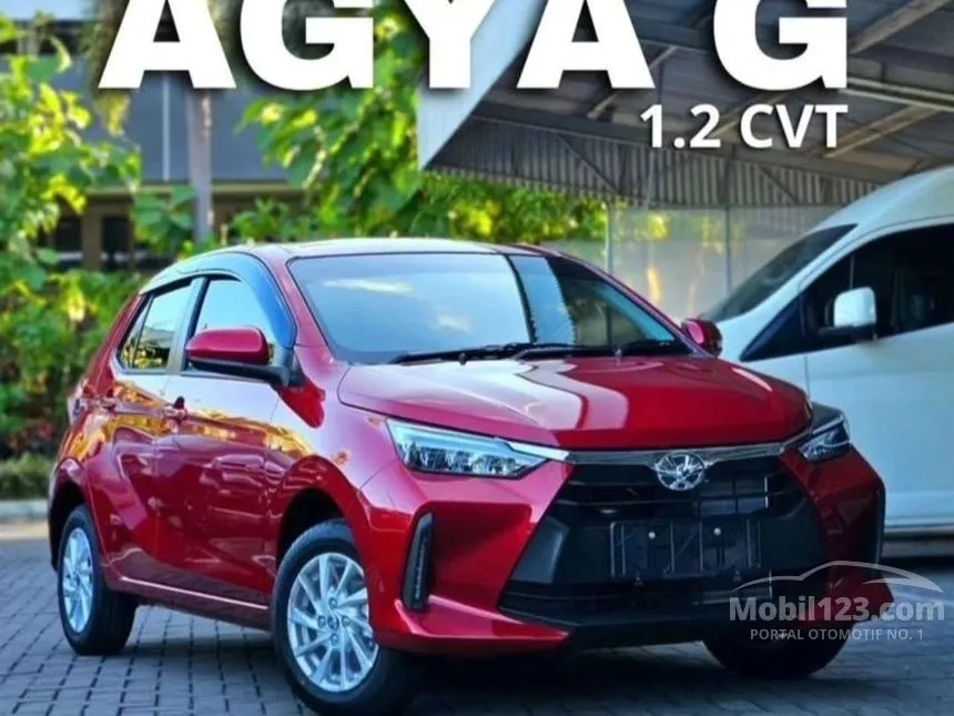 Jual Mobil Toyota Agya 2024 G 1.2 di Banten Automatic Hatchback Merah Rp 160.400.000